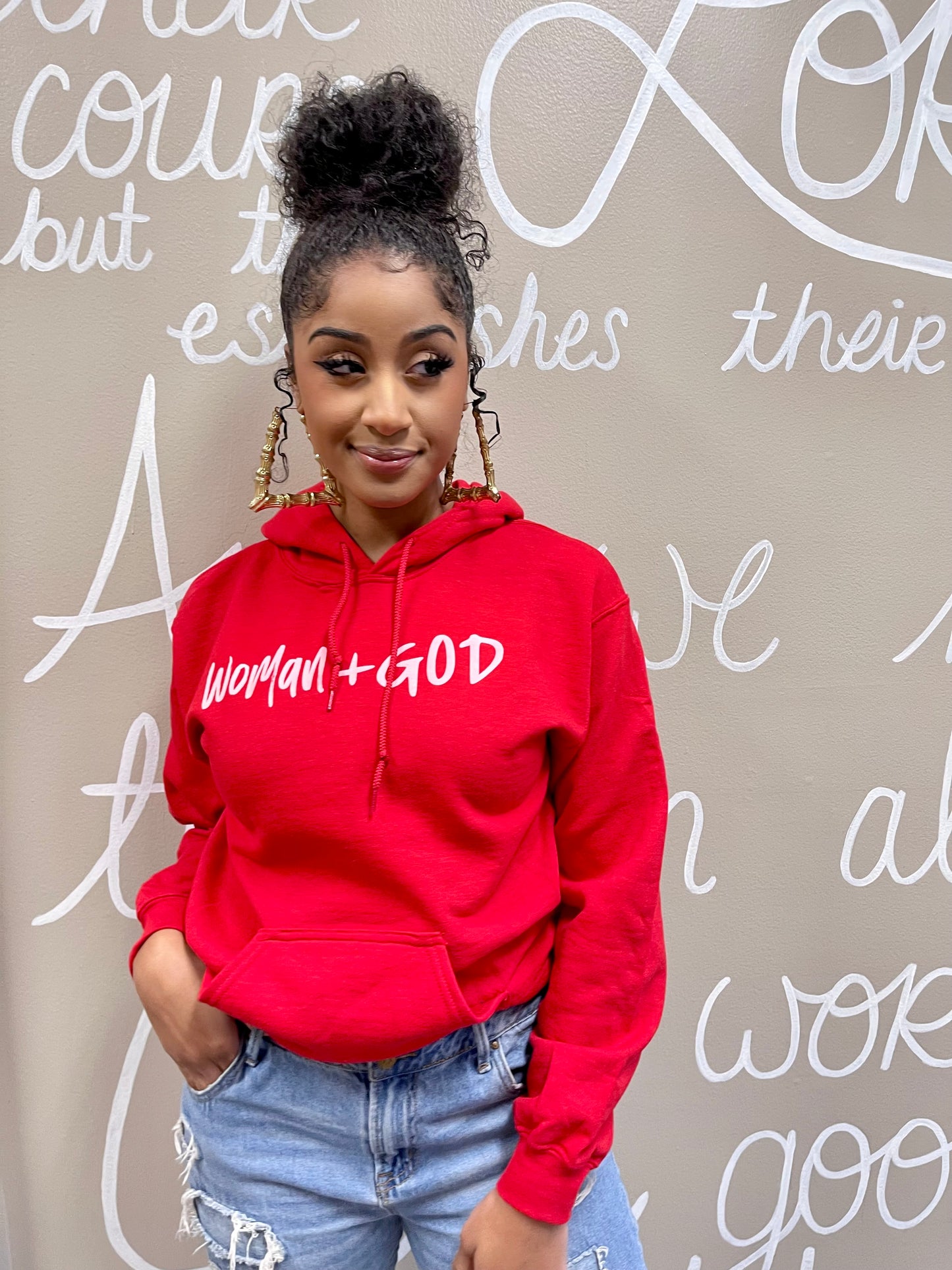 Woman + God Special Edition Hoodie - Spicy
